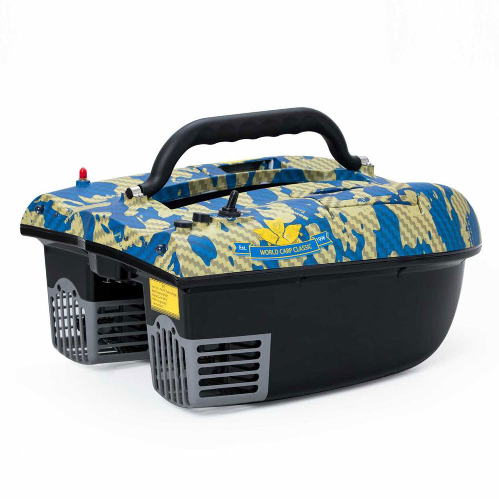 iPilot18 GPS-CAMOU OPTIK/Futterboot – kompaktes Köderboot mit 1,5 kg Kapazität/Autopilot/GPS
