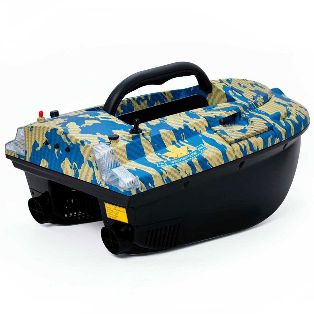 iPilot40 GPS-CAMOU OPTIK/Futterboot – kompaktes Köderboot mit ca.4 kg Kapazität/Autopilot/GPS