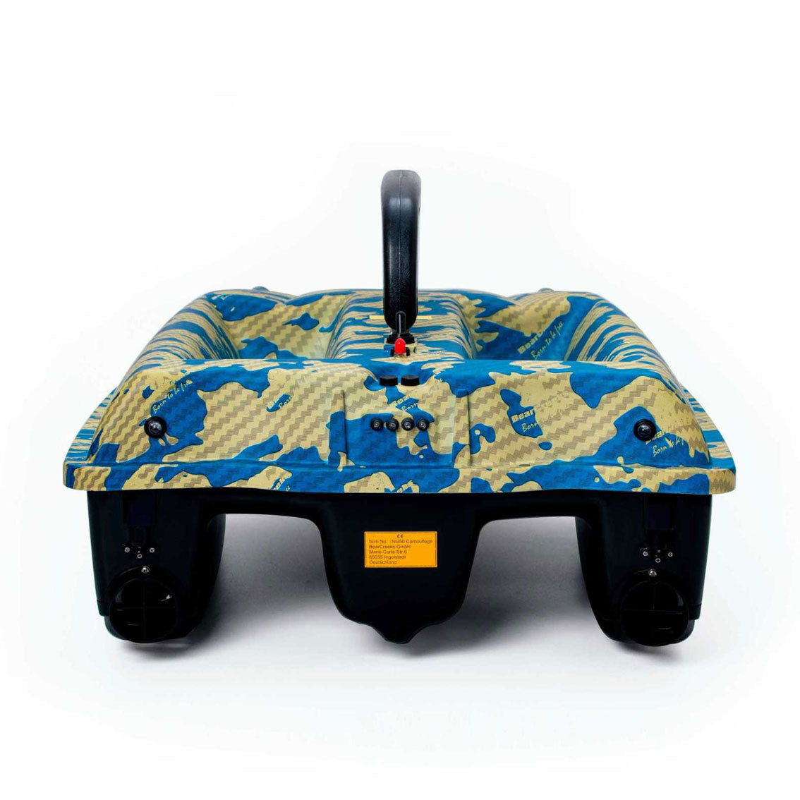 iPilot50 GPS-CAMOU OPTIK/Futterboot – kompaktes Köderboot mit ca.5 kg Kapazität/Autopilot/GPS/inkl. Farbecholot TF520