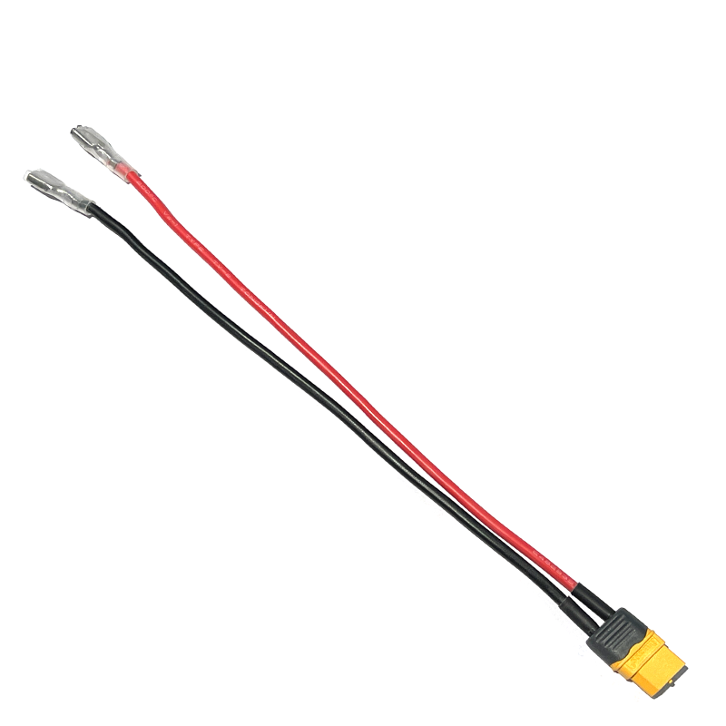 Schwarzes Futterboot-Batteriekabel