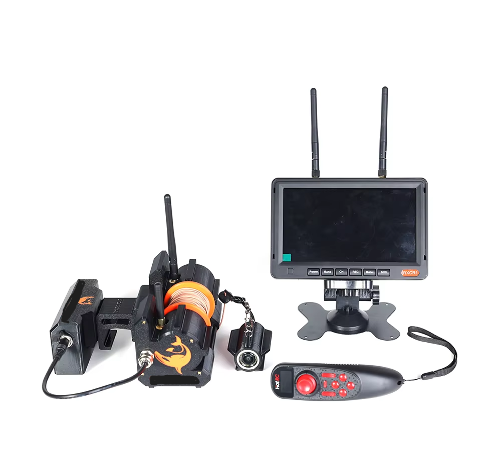 Bait Boat CAM/NEW 7-Zoll-Bildschirm Unterwasserkamera-Set mit Batterie LI-IONEN/für verschiedene Futterboote