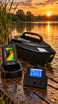 iPilot20 GPS-Futterboot – kompaktes Köderboot mit 1,5 kg Kapazität/Autopilot/GPS/inkl. Farbecholot TF520