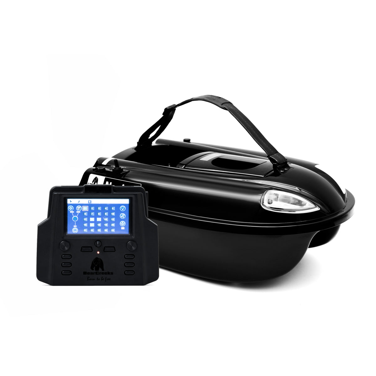 iPilot15 GPS-Futterboot – kompaktes Köderboot mit 1,5 kg Kapazität/Autopilot/GPS/inkl. Farbecholot TF520